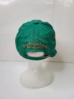 Vinatge Polo Ralph Lauren U.S.PA Big Pony Hat Cap MCMLXVII Strapback Green #3 • £25