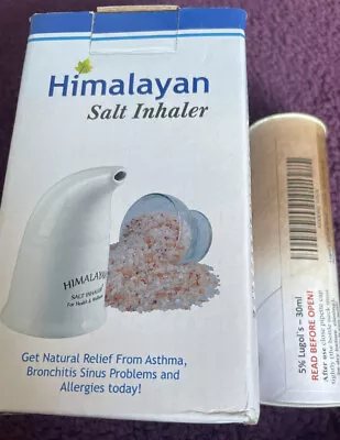 Himalayan Salt Inhaler And 5% Iodine • £20