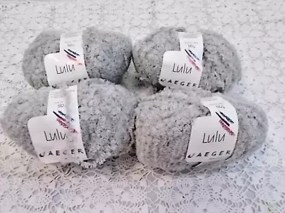 Lot 4 Sk Jaeger  Lulu  Grey Wool/acrylic/poly Yarn  1 3/4 Oz Italy • $13.99