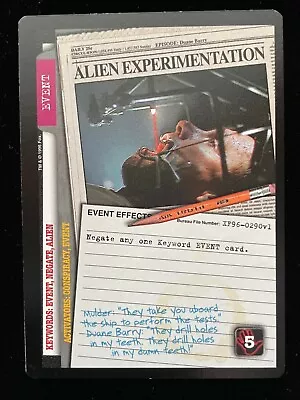 1996 X-Files CCG Premier 1st Edition Pick Your RARE Card To Complete Set • $1.95