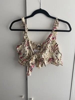 £5.49 • Buy BNWT Lance Cade Tie Front Crop Top Size Medium (12) Never Worn