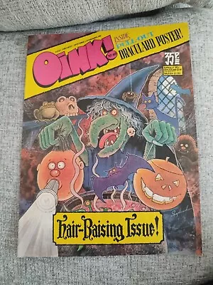 Oink! Comic #40 (31st Oct-13th Nov 1987) Pull-out Draculard Poster. • £7