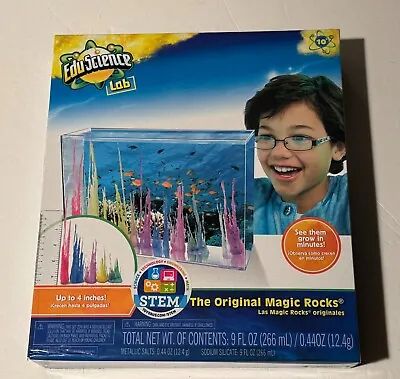 EduScience Lab The Original Magic Rocks Crystal Growing Science Kit NEW SEALED • $22