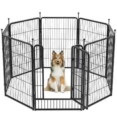 $99.95 • Buy PawGiant Dog Playpen 8 Panels 40Inch Heavy Duty Dog Pen Pet Fence Playpen Indoor