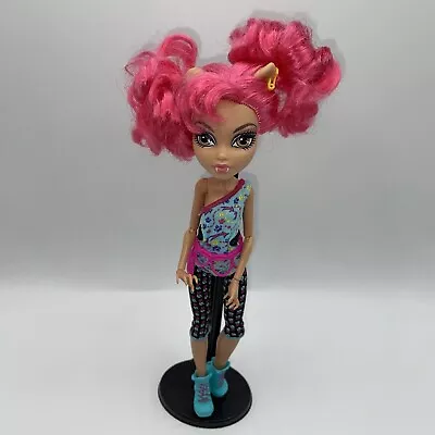 Monster High Howleen Wolf Dance Class Doll Pink Hair Hip Hop Outfit Shoes 2012 • $20.99