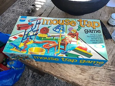 Vintage 1970 Ideal MOUSE TRAP Game  Complete In Original Box • $39.95