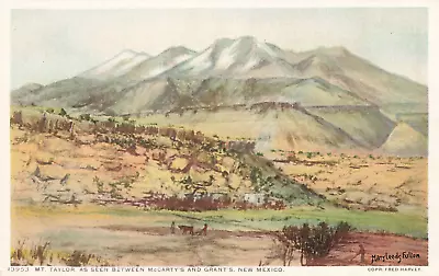 MT TAYLOR POSTCARD BETWEEN MCCARTYS AND GRANTS NM NEW MEXICO 1910s • $2.99