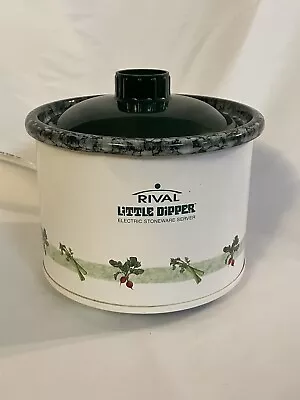 Little Dipper Rival Crock Pot Stoneware Mini Slow Cooker 3204 Dip Pot • $11.99