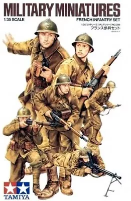 Tamiya 35288 WWII French Infantry 1/35 Scale Plastic Model Figures • $23.70