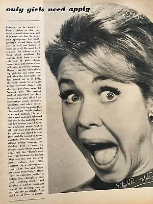 Elizabeth Montgomery Bewitched Full Page Vintage Pinup • $2.99