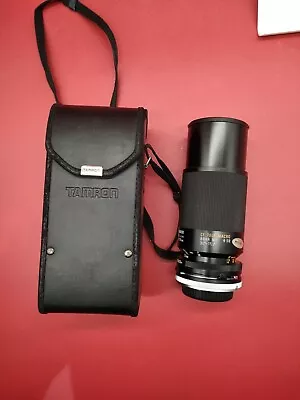 Tamron Zoom 80-210mm Lens CF Tele Macro Adaptall Mount C/w Leather Case • £9.99