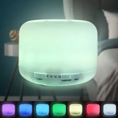 Cool Mist Maker Air Humidifier 500ML Essential Oil Diffuser  For Home • $31.13