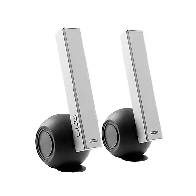 Edifier Exclaim E10 Bi-Amped 2.0 Speaker System Silver & Black Modern Open Box • $35