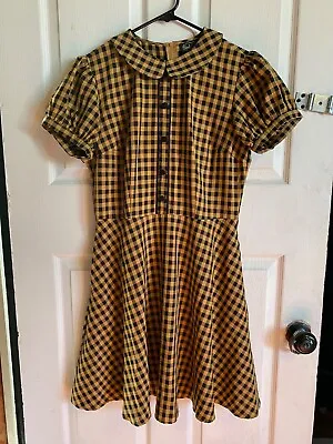 Voodoo Vixen Plaid Dress Size 8  • $15
