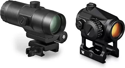 Vortex Optics Crossfire Red Dot Sight (CF-RD2) & 3X Magnifier (VMX-3T) Bundle • $348