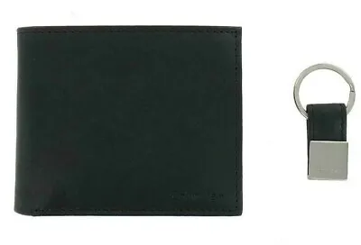 Calvin Klein Leather Coin Pocket Bifold Wallet With Key Fob For Men • $28.77