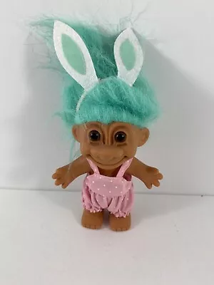 EASTER WACKY WABBIT / RABBIT / BUNNY WITH BASKET  - 5  Russ Troll Doll - RARE  • $12.74