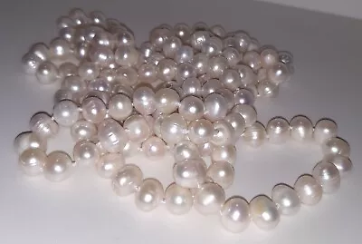 £350 • Buy AMAZING, LONG, VINTAGE NATURAL SOUTH SEA PEARL NECKLACE, AAA GRADE, 200 Grams