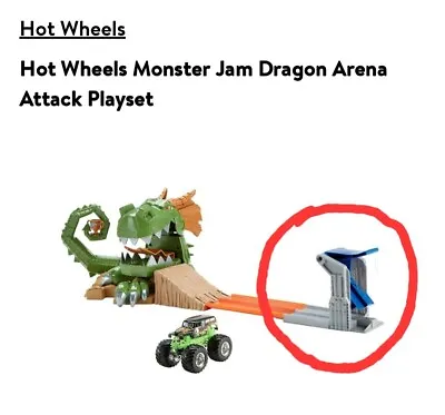2017 Hot Wheels Monster Jam Dragon Arena Attack Launcher Replacement Piece Only • $9.99
