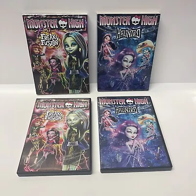 Monster High DVD Cases And Slip Covers - NO DISCS - HAUNTED - FREAKY FUSION • $8.99