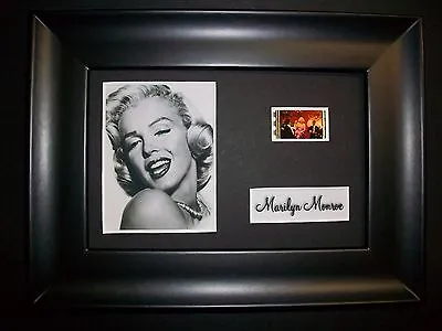 MARILYN MONROE Framed Movie Film Cell Memorabilia Compliments Poster Dvd • $68.65