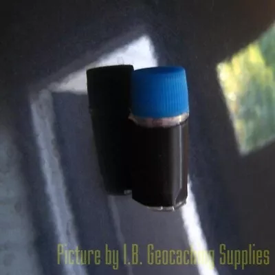 Ten (10)  Magnetic Nano Metal Geocache Containers (Blue Cap 0.5ml Container) • $11.99