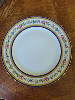  C AHRENFELDT Limoges France  Dinner Plate Gold Trim Rose & Floral Decor 9.75  • $25