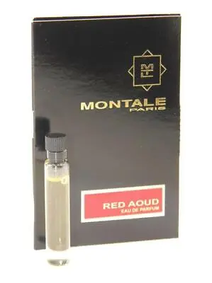 Montale Red Aoud EDP Vial Sample  2ml 0.07 Fl Oz New With Card • $9.79