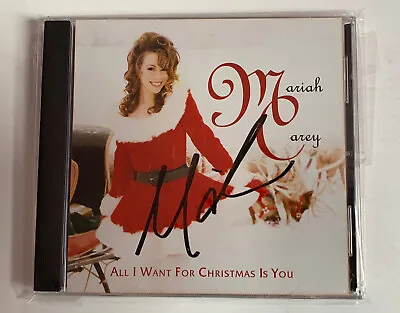 $98.85 • Buy **mariah Carey All I Want For Christmas Is You 2019 Cd Signed Autograph & Coa**