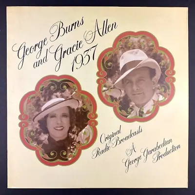 George Burns & Gracie Allen 1937 • Original Radio Broadcast Vinyl Record LP EX • $4.99