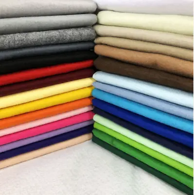 Craft Felt Fabric Acrylic Craft Material Sewing Decoration Art 150cm Wide • £5.99