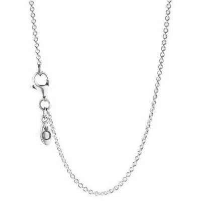 $47.70 • Buy NEW Genuine Pandora Sterling Silver Fine Chain Necklace 590412-45 45cm