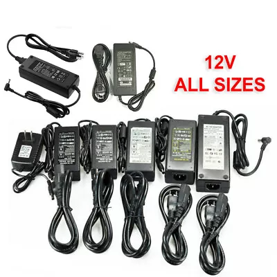 $6.99 • Buy 12V 1/2/3/5/6/8/10A Power Supply AC To DC Adapter For 5050 3528 RGB LED STRIP