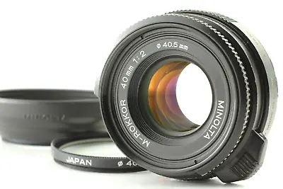 Late【N MINT W/ Hood】 Minolta M Rokkor 40mm F2 Lens Leica M For CLE CL JAPAN • $459.99