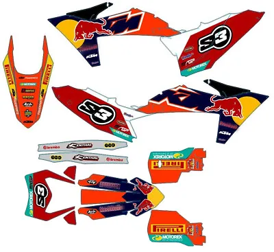 Graphic Kit For KTM  SX  SXF  EX  125  150  250  350  450  Decal Set  For 2023+ • $65