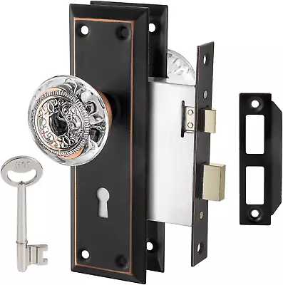 Mortise Lock Set Interior Door Glass Door Knobs With LockOld Style Door Knob  • $50.09