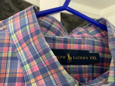 Genuine Men’s Ralph Lauren Check Shirt.(XXL) • £0.99