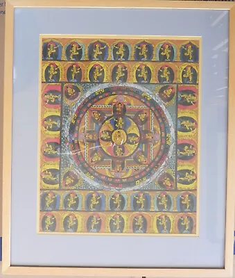 Tibeten Mandala Prajñāpāramitā Buddhist Vintage Thangka Himalayan Chinese • $100