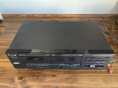 Vtg Mitsubishi MGA Stereo Double Cassette Deck M-T2200 Powers On (read) • $27.50