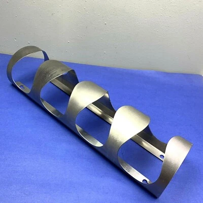 $14.99 • Buy Ikea Wall Mount Wine Rack Stainless Steel Towel Bottle Holder 4 Space Saving