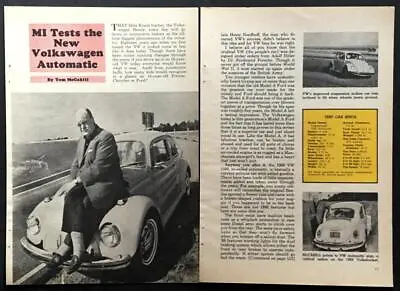 $8.99 • Buy 1939 VW Volkswagen Beetle No. 3 & 1968 Automatic Bug MaCahill Road Test