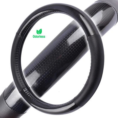$18.99 • Buy Carbon Fiber Tuning Sport Grip Steering Wheel Cover For NISSAN Car Truck SUV