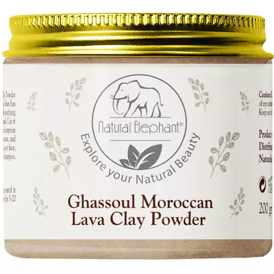 Natural Elephant Ghassoul Moroccan Lava Clay Powder 200g (7oz) • $10.44