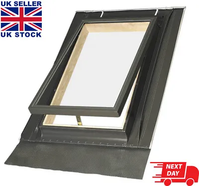 £110 • Buy Optilook Skylight Roof Access Window 46x55cm Flashing Top Hung Loft Rooflight 