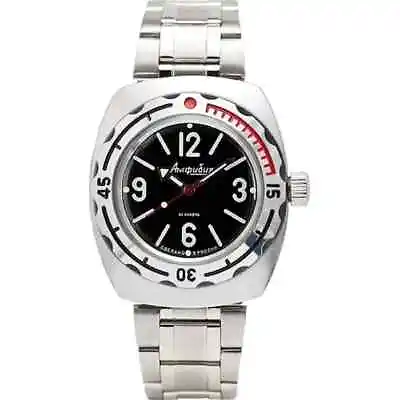 Vostok Amphibia 090913 Watch Diver Military Mechanical Automatic New US SELLER • $104.75