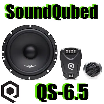 SoundQubed QS-6.5 Car Audio Component Speaker Set Woofer Tweeter Crossover Pair • $55
