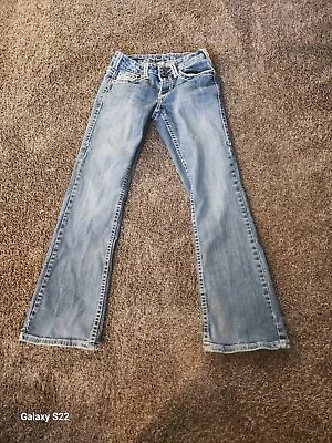 Cowgirl Tuff Womens Jeans Size 27/31 Denim Blue Bootcut • $20