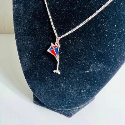 £34.16 • Buy Monet Kite Pendant Sterling Silver Chain Necklace Fine Jewelry Vintage 