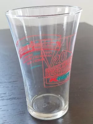 Vintage K-Mart 20th Anniversary Limited Edition 16 Oz. Drinking/Pilsner Glass • $7.99