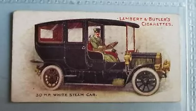 LAMBERT AND BUTLER MOTOR CARS 17x 1st Series + 1x 3rd Series + A RARE 1908 Card. • £4.99